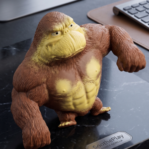 SoothePlay Ultimate Power Gorilla Squishy – Super-Sized, Heavy-Duty Muscular Ape Fidget Toy | Satisfying Squeeze, Slow-Rise, Tactile Stress & Anxiety Relief